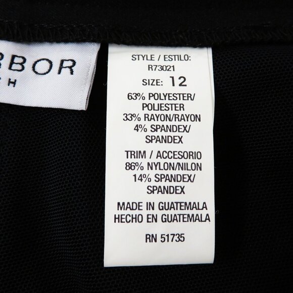 Sag Harbor "The Slimming Solution" 12 Solid Black - Picture 6 of 6